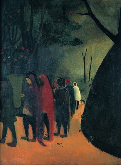 Amrita Sher-Gil, Hill Scene, 1938. Oil on canvas - National Gallery of Modern Art, Neu Delhi © Copyright the artist: Amrita Sher-Gil