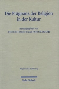 Die Prägnanz der Religion in der Kultur. Ernst Cassirer und die Theologie. Hrsg. v. Dietrich Korsch u. Enno Rudolph. Mohr Siebeck Verlag, Tübingen 2000. VI, 268 Seiten (Religion und Aufklärung / 7). ISBN 978-3-16-147303-6 fadengeheftete Broschur