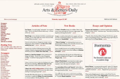 Arts & Letters Daily