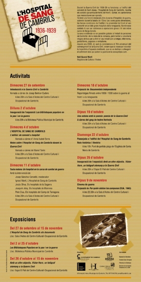 Activitats - Arxiu Municipal de Cambrils