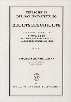 Zeitschrift der Savigny-Stiftung für Rechtsgeschichte (ZRG). Kanonistische Abteilung. Jg. 93. Wien: Böhlau 2007; ISBN dieser Ausgabe: 978-3-205-77691-8   VII, 547 Seiten.