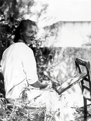 Charlotte Salomon in Villefranche, 1939 © Charlotte Salomon Foundation