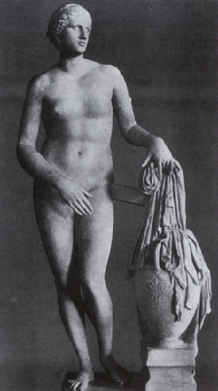 Abb.9: Knidische Aphrodite des Praxiteles, um 350 v. Chr. (Rekonstruktion); ibid., S. 34