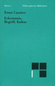 Ernst Cassirer: Erkenntnis, Begriff, Kultur. Mit einer Einleitung herausgegeben von Rainer A. Bast. PhB 456. Felix Meiner Verlag, Hamburg 1993. LIV, 325 Seiten. ISBN 978-3-7873-1106-4