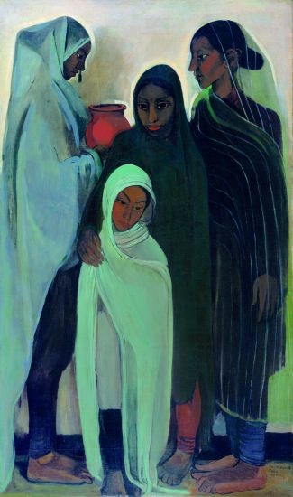 Amrita Sher-Gil, Hill Women, 1935 - Copyright National Gallery of Modern Art New Delhi - Courtesy Schirmer / Mosel