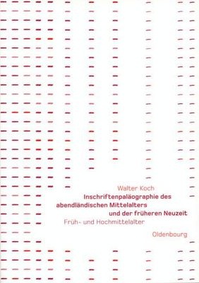 Walter Koch: Inschriftenpaläographie des abendländischen Mittelalters und der frühen Neuzeit. Früh- und Hochmittelalter. Oldenbourg: München 2007. Oldenbourg Historische Hilfswissenschaften, Bd. 2.