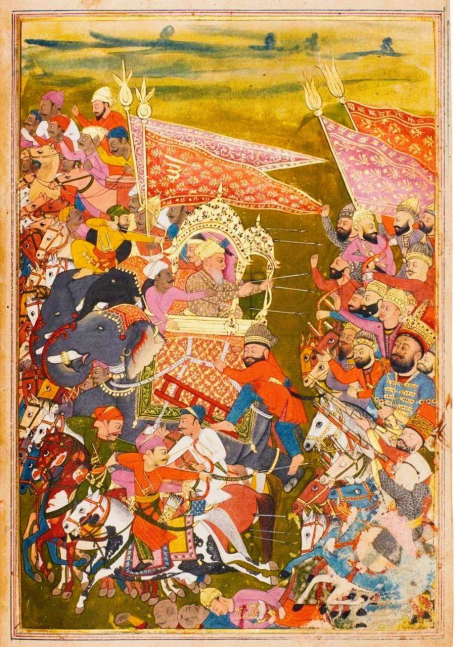 A rare and lavishly-illustrated copy of Mirza Mahdi Khan Astarabadi, the „Tarikh-e Jahangushay-i Nadiri“, North India (1171 AH/1757-58 AD) A rare and lavishly-illustrated copy of Mirza Mahdi Khan Astarabadi, the „Tarikh-e Jahangushay-i Nadiri“, North India (1171 AH/1757-58 AD)