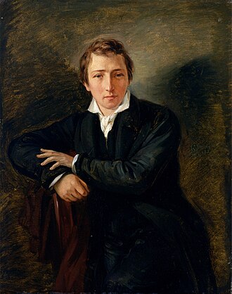 Heinrich Heine (Gemälde von Moritz Daniel Oppenheim (1800–1882), 1831 - Hamburger Kunsthalle Heinrich Heine (Gemälde von Moritz Daniel Oppenheim (1800–1882), 1831 - Hamburger Kunsthalle