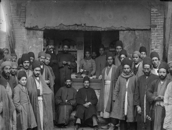 Group Portrait: Men at Bazaar Sevruguin, Antoin, 1890s-1930, FSA_A.4_2.12.GN.37.13 - -Myron Bement Smith Collection -asia-archive.si.edu Group Portrait: Men at Bazaar
Sevruguin, Antoin, 1890s-1930,
FSA_A.4_2.12.GN.37.13 - -Myron Bement Smith Collection -asia-archive.si.edu
