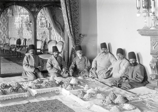 Royal Banquet: Nasir Al-Din Shah’s Brother, Abbas Mirza Sevruguin, Antoin, 1880-1897, FSA_A.4_2.12.GN.24.07-Myron Bement Smith Collection Royal Banquet: Nasir Al-Din Shah’s Brother, Abbas Mirza
Sevruguin, Antoin, 1880-1897,
FSA_A.4_2.12.GN.24.07-Myron Bement Smith Collection