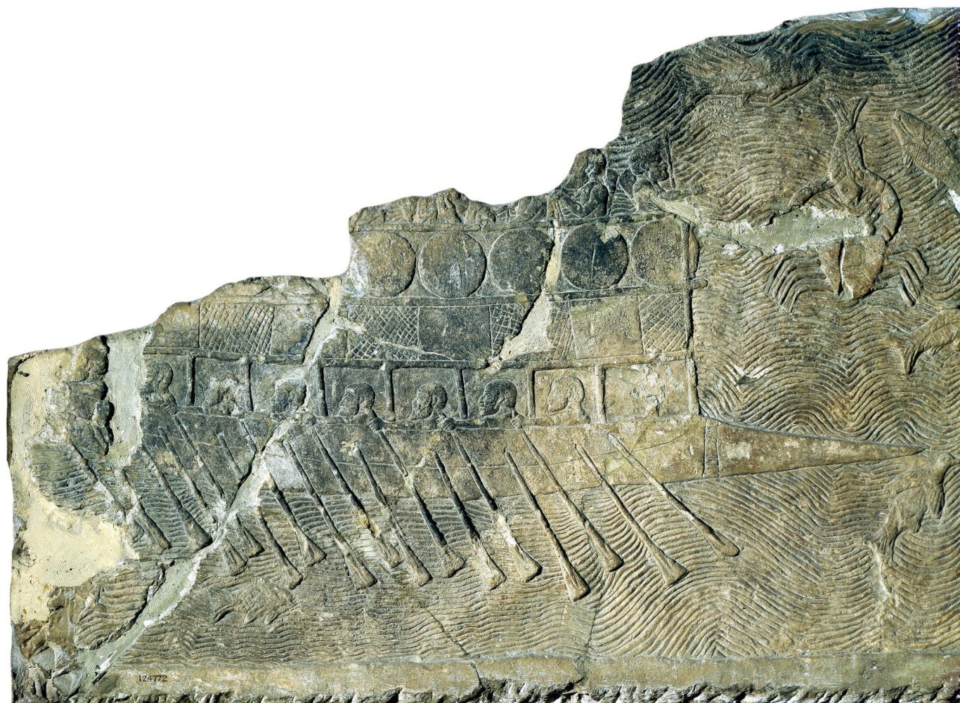 Abb. Fragment of a stone panel from the South-West Palace of Sennacherib - Asset number 32471001
© The Trustees of the British Museum.