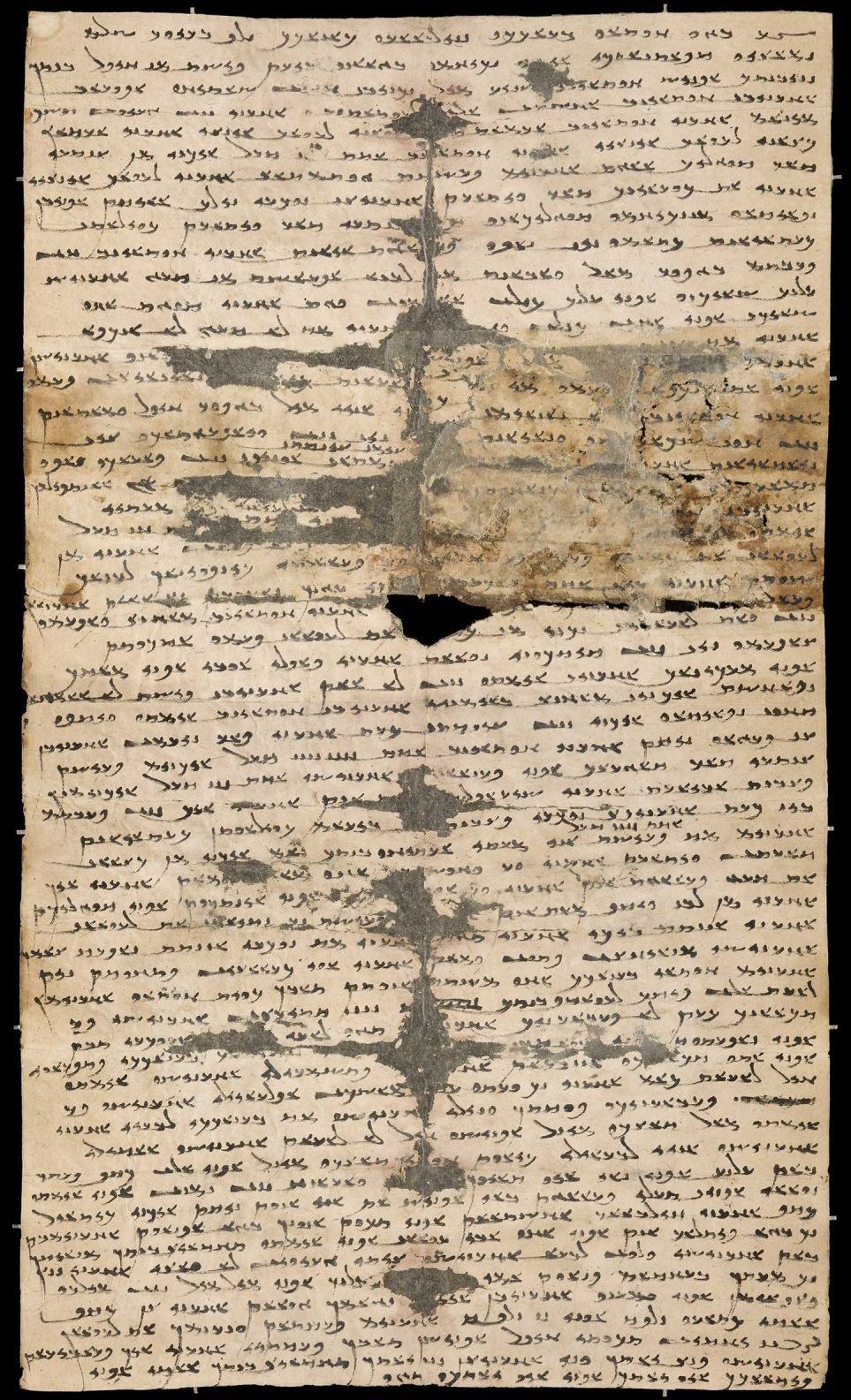 Sogdian Ancient Letter 2, 312 or 313 CE. Discovered in 1907 at watchtower (T.XII.A), west of Dunhuang 敦煌, Gansu Province, China.