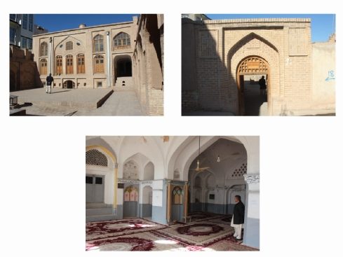 Die Gol-Synagoge oder Gulaki-Synagoge, die zur Hazrat-Belal-Moschee umgebaut wurde, wobei der Mihrab (Gebetsnische) den heiligsten Teil der Qibla (Richtung nach Mekka) bildet, 2015 (courtesy: Sarajudin Saraj) – ©Museo-on Die Gol-Synagoge oder Gulaki-Synagoge, die zur Hazrat-Belal-Moschee umgebaut wurde