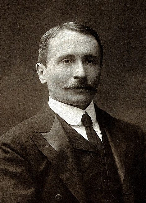 Portrait of Sir Marc  Aurel Stein, 1909 - Creative Commons Attribution 4.0 International license.