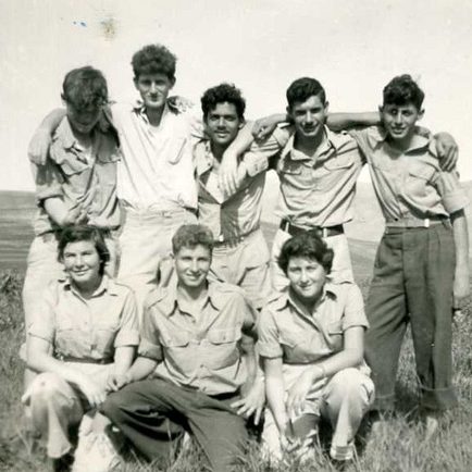 Members of the first settlement group. Photo: Nahal Oz Archive, IL-NAOZ-001-p01-03-10-19-007 Members of the first settlement group. Photo: Nahal Oz Archive, IL-NAOZ-001-p01-03-10-19-007