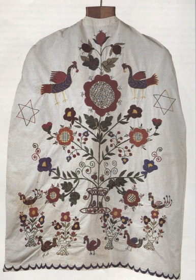 Groom's cotton-thread embroided robe with Tree-of-life motif, Herat, 1950s Groom's cotton-thread embroided robe with Tree-of-life motif, Herat, 1950s